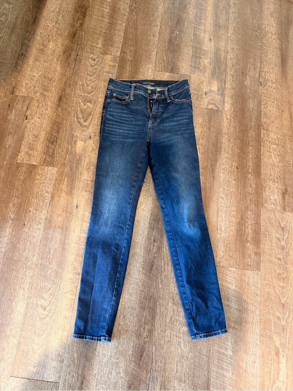 Lucky Brand Women's Dark Blue Skinny Jeans